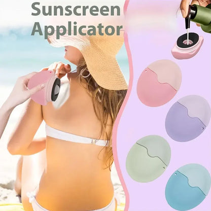 1PCS Suncream Applicator Silicone Lotion Applicator Refillable Roll On Sponge Applicator for Kids Adult Empty Refillable Bottles
